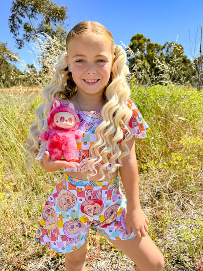 Vanilla Mermaid curl ponytail set