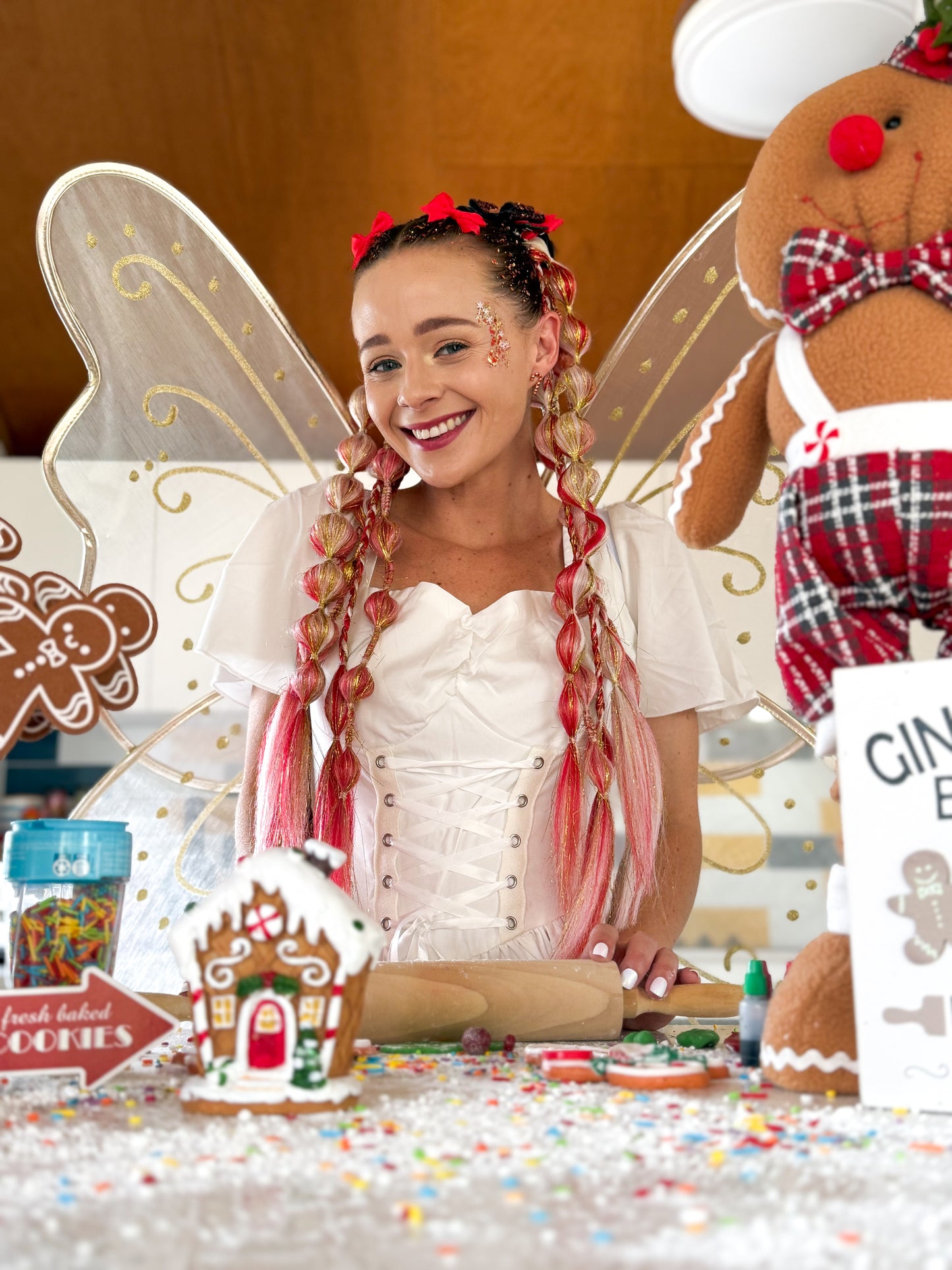 Festive Fashionista bubble braid set