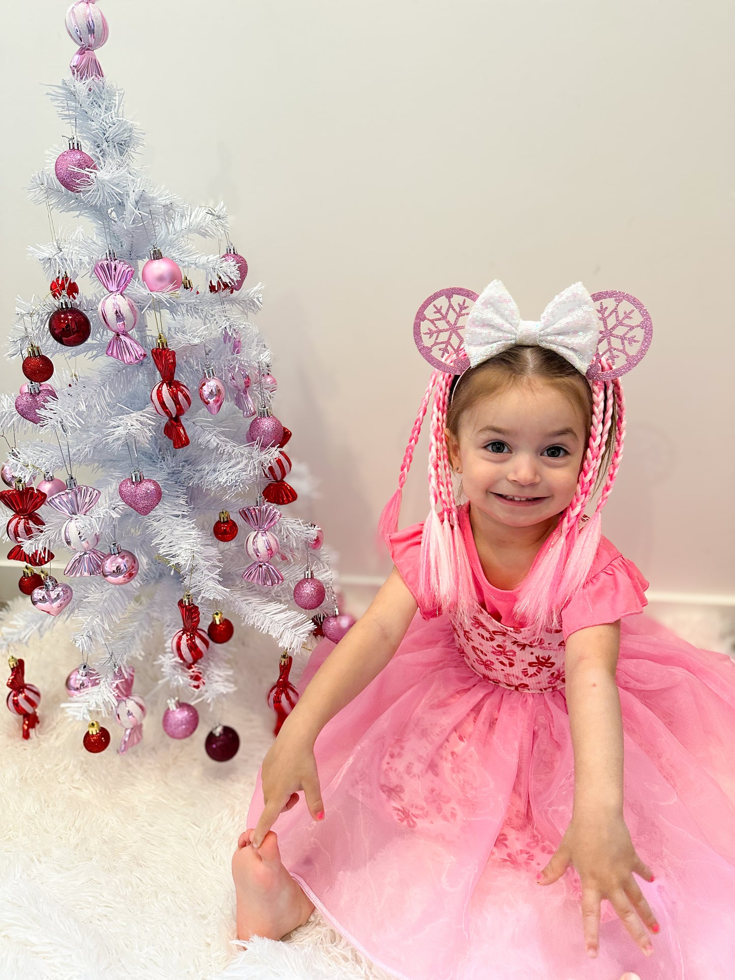 Pink Snow Queen MINI Pre-braided 30cm set