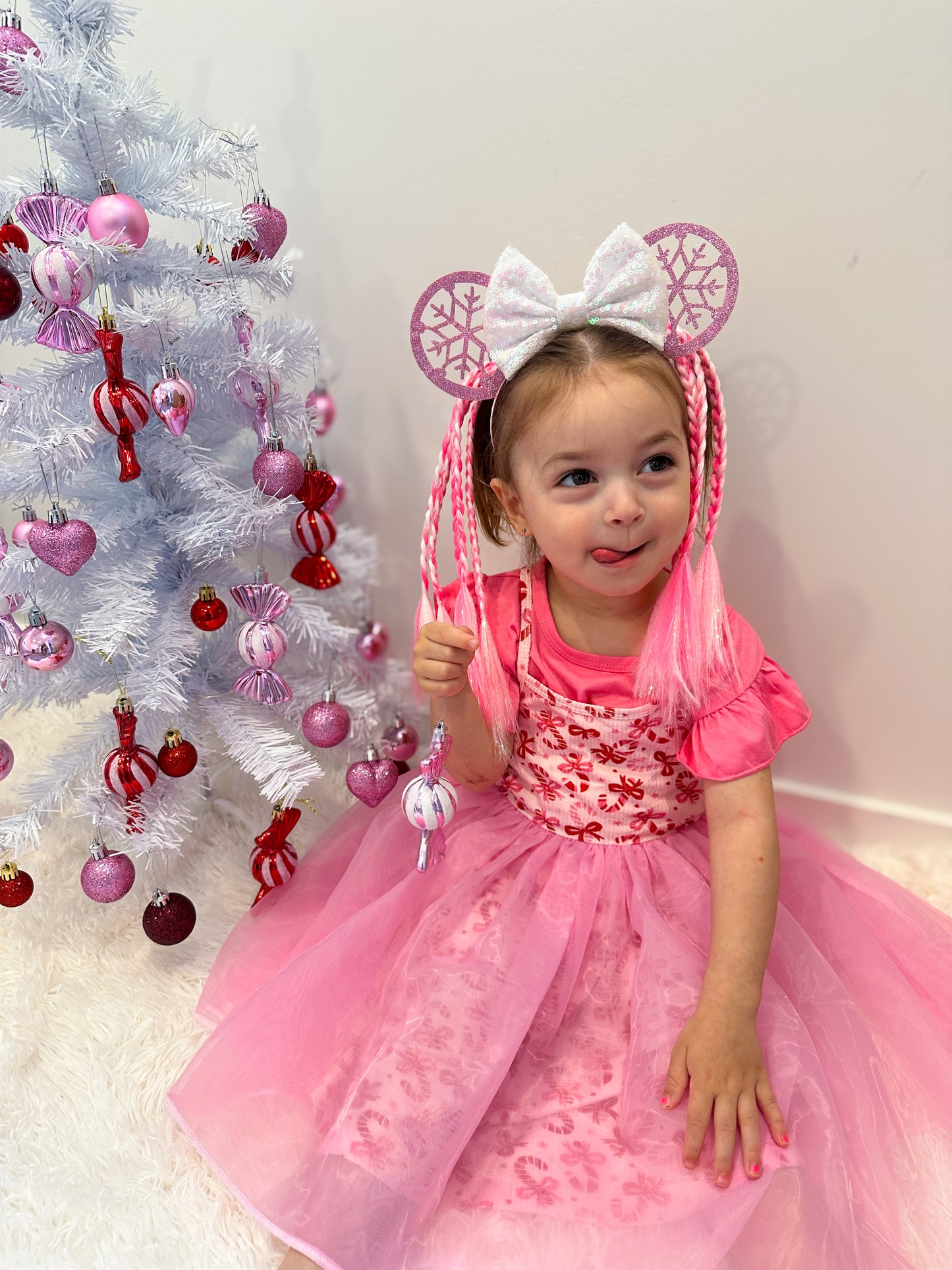 Pink Snow Queen MINI Pre-braided 30cm set