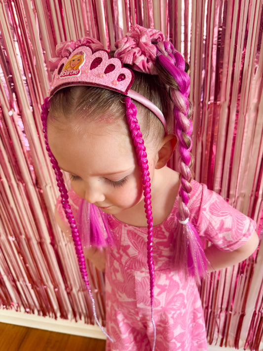 Cupcake Dreams Clip in fringe braids