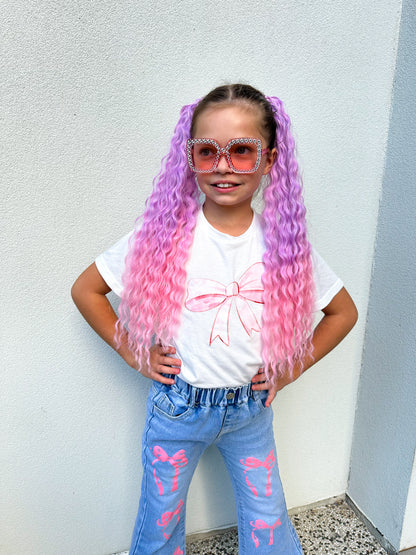 Candyfloss mermaid ponytail set