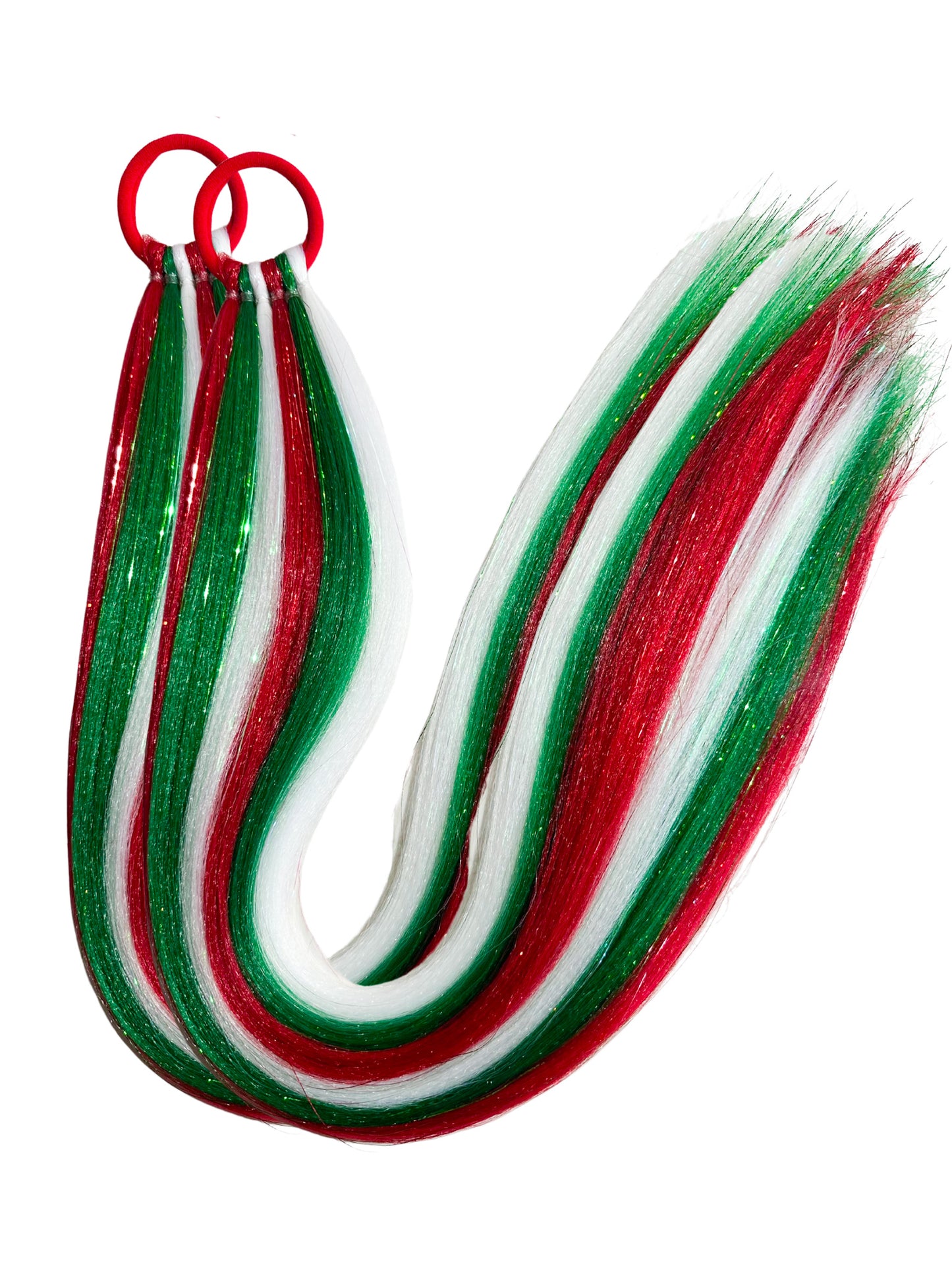 Candy Cane Shimmer braid set