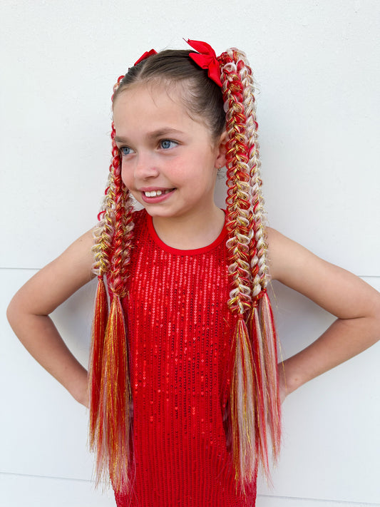 Festive fashionista butterfly braid set