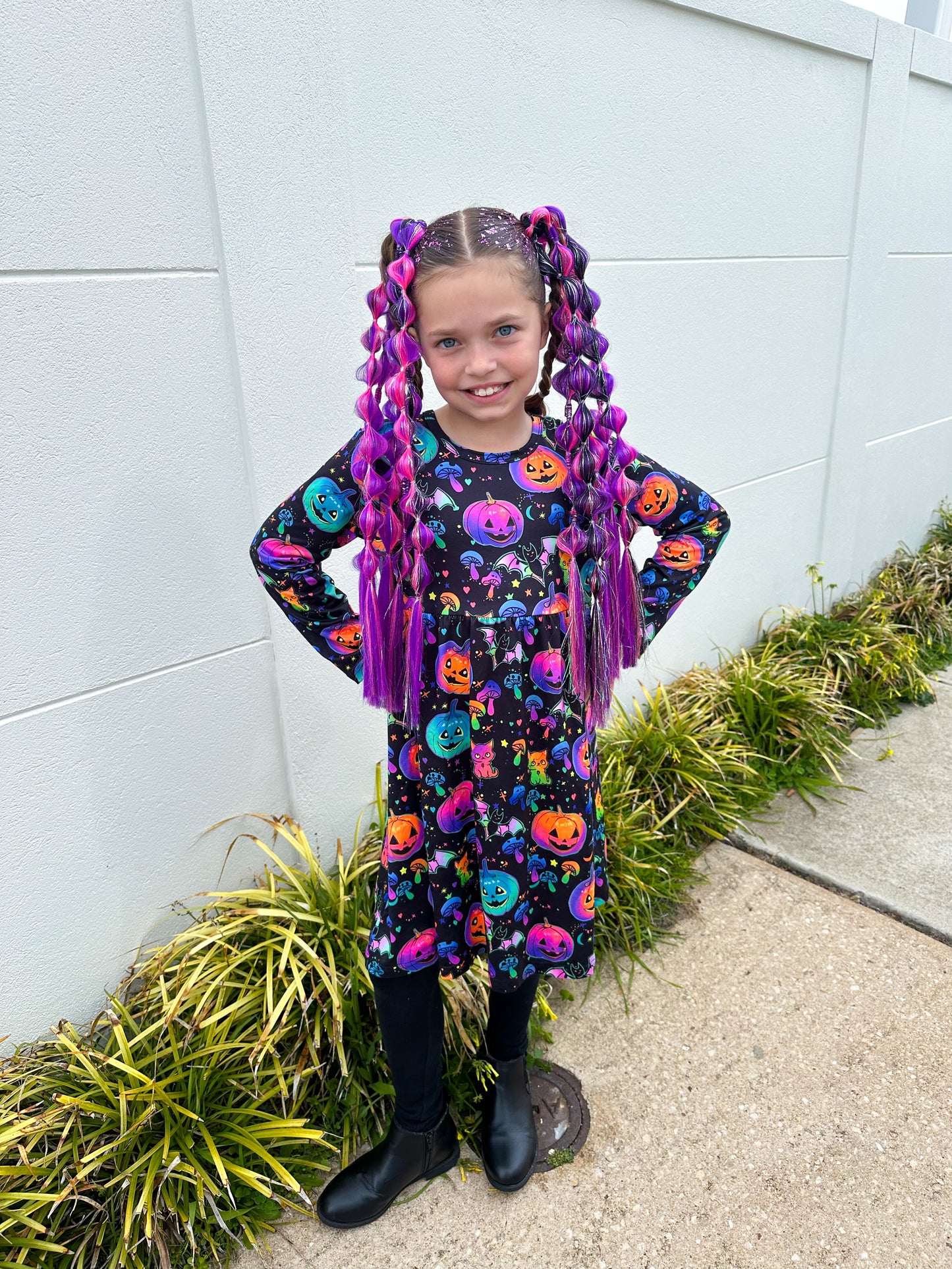 Halloween Queen bubble braid set