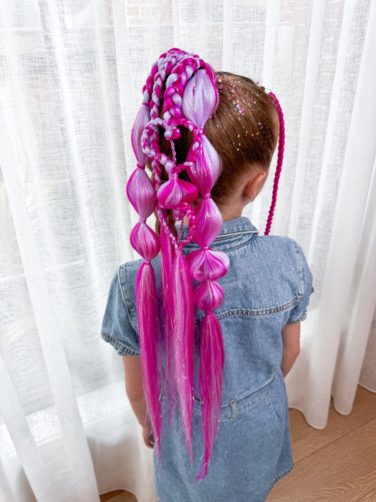 Cupcake Dreams LED Light Up Heart Bubble Ponytail