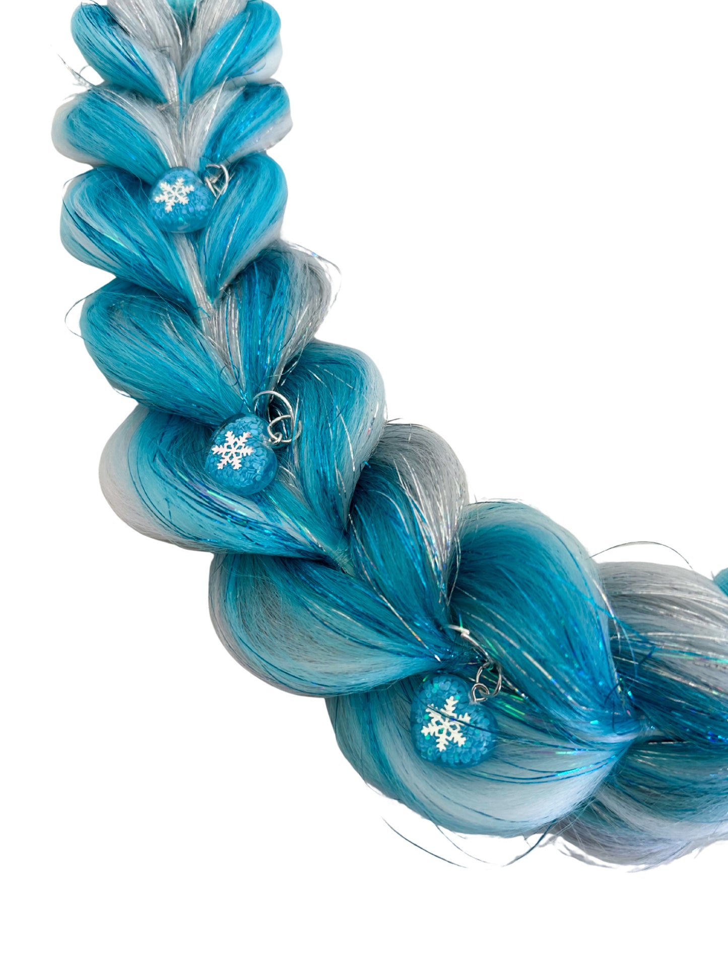 New✨ Snow Queen Dragon Bling Ponytail