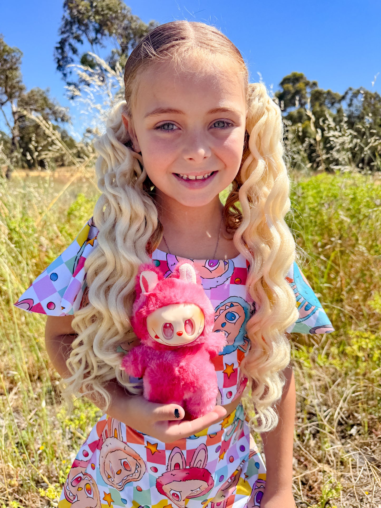 Vanilla Mermaid curl ponytail set