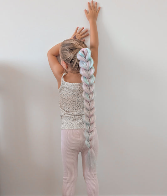 Moonlight Fairy Dragon braid ponytail