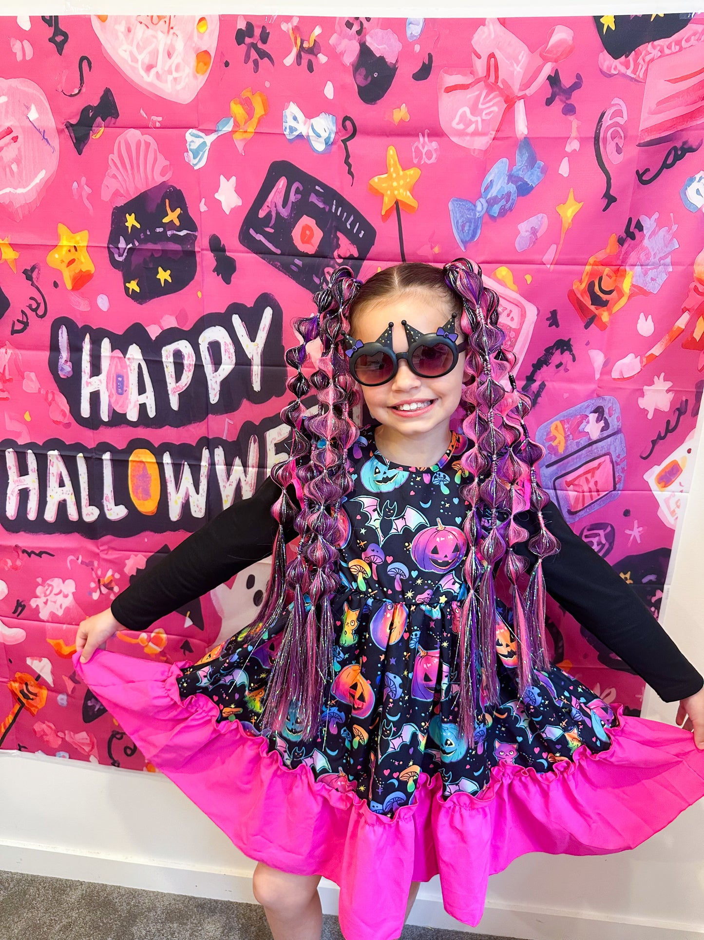 Halloween Queen bubble braid set