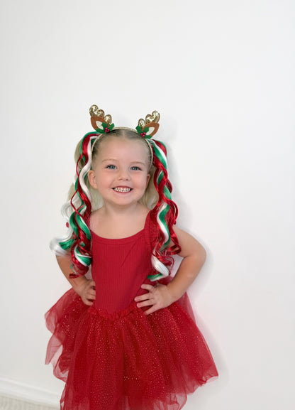 Candy Cane Curled MIDIS 45cm ponytail set