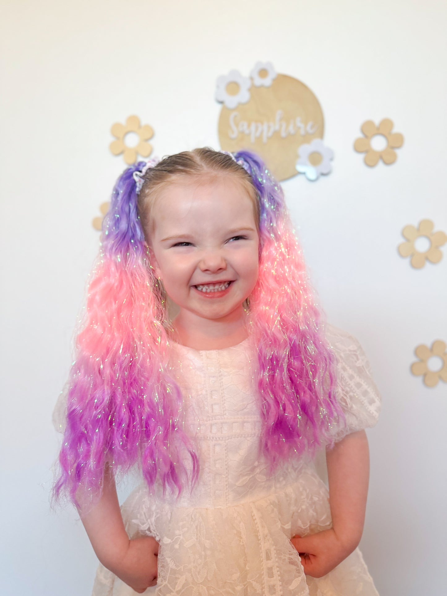 Aurora mermaid ponytail MIDI 45cm set