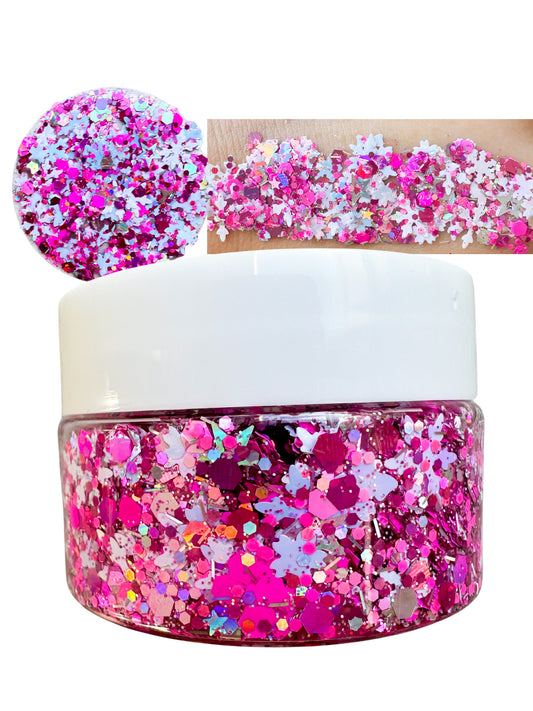 Merry Pink-mas Glitter Gel