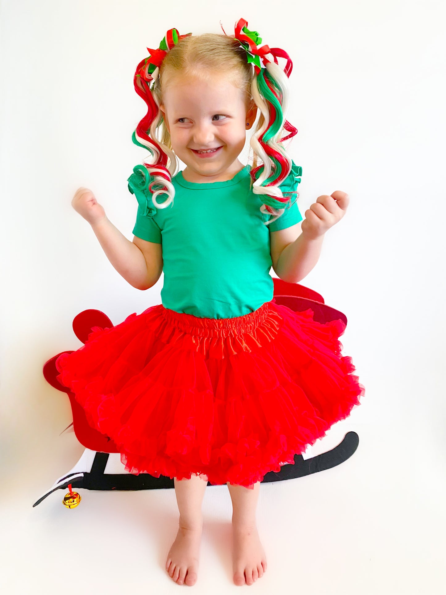 Candy Cane Curled MIDIS 45cm ponytail set