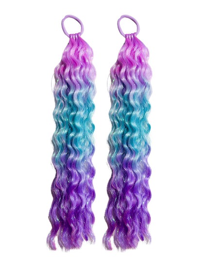 Bubblegum mermaid ponytail MIDI 45cm set