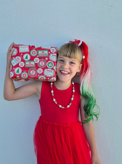 Festive princess ponytail
