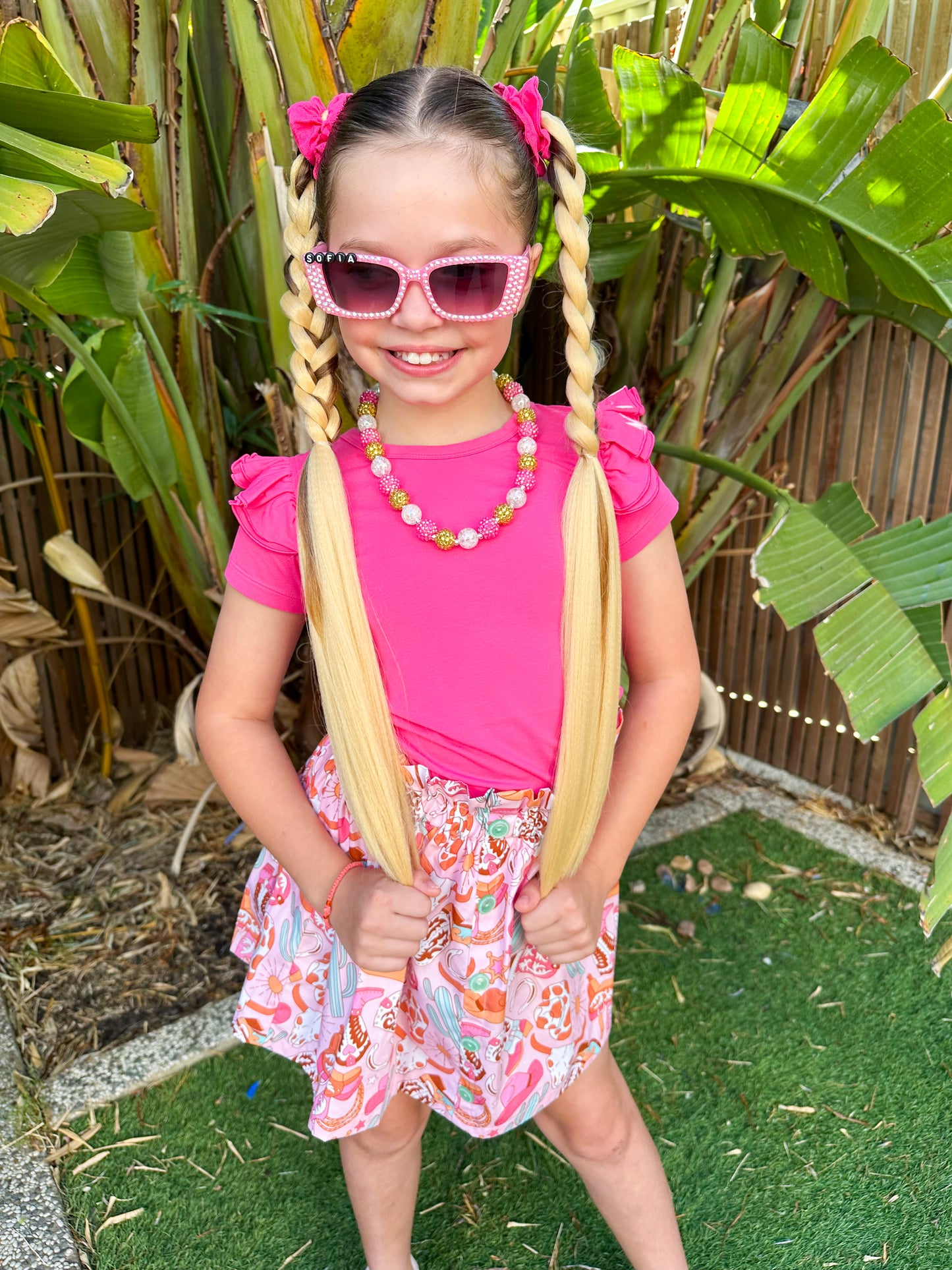 Blonde braid set
