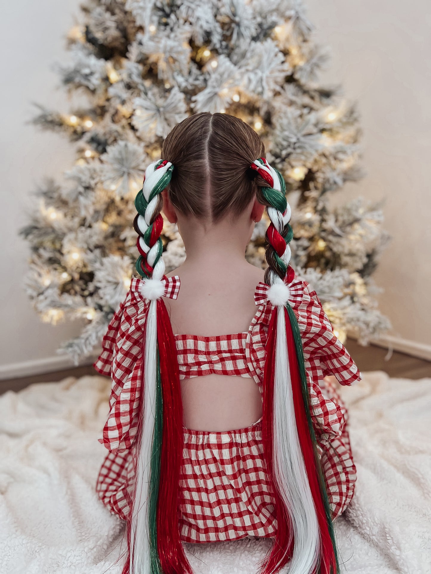 Candy Cane Shimmer braid set