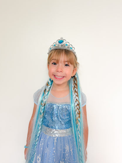 Snow Queen Shimmer Braid set