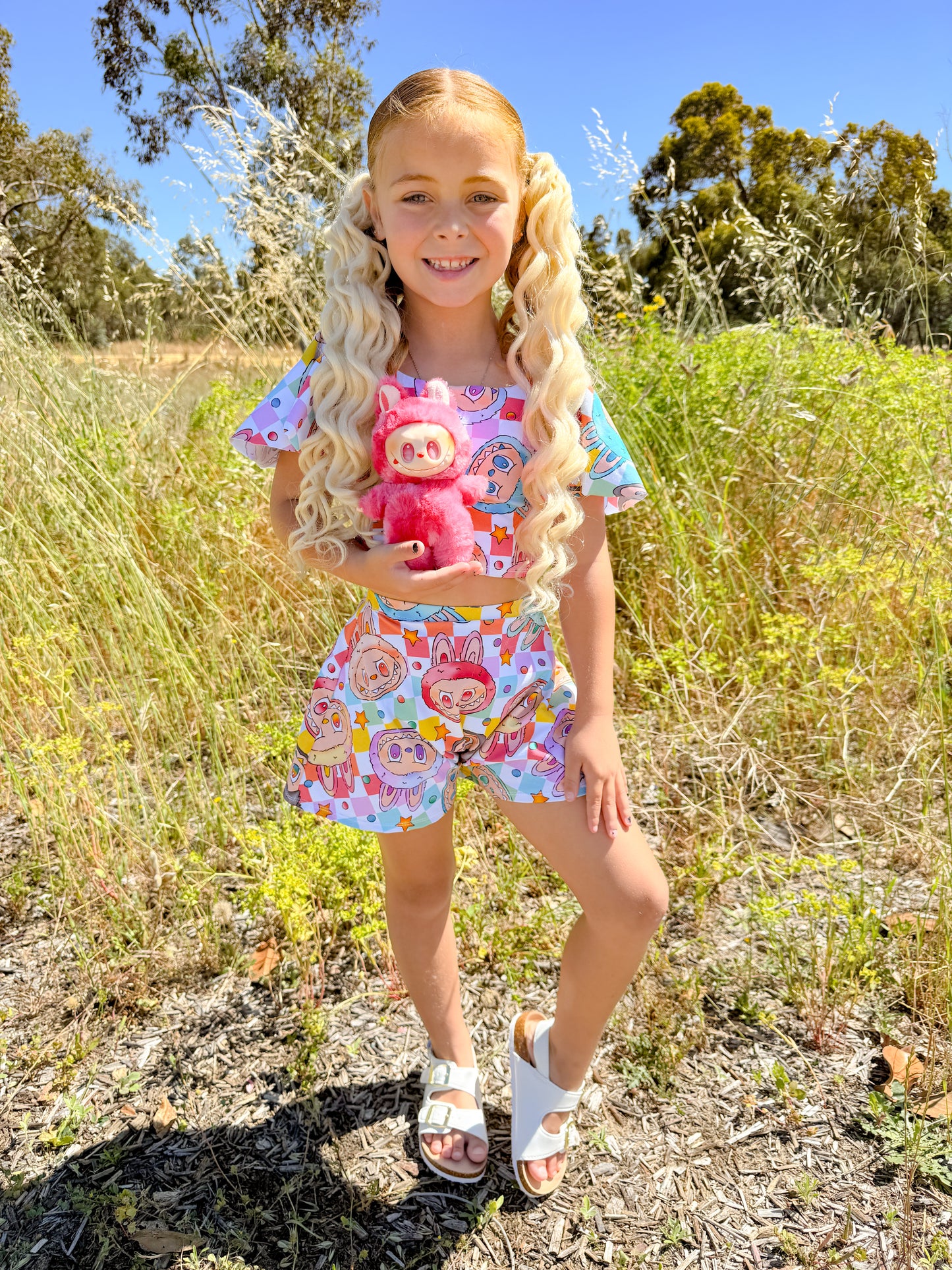 Vanilla Mermaid curl ponytail set