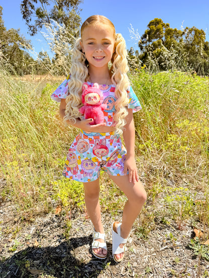 Vanilla Mermaid curl ponytail set