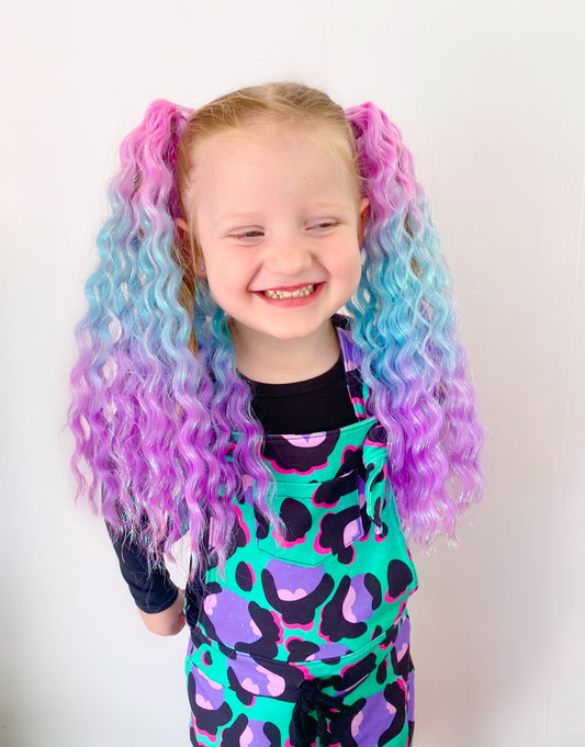 Bubblegum mermaid ponytail MIDI 45cm set