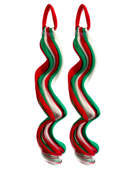 Candy Cane Curled MIDIS 45cm ponytail set