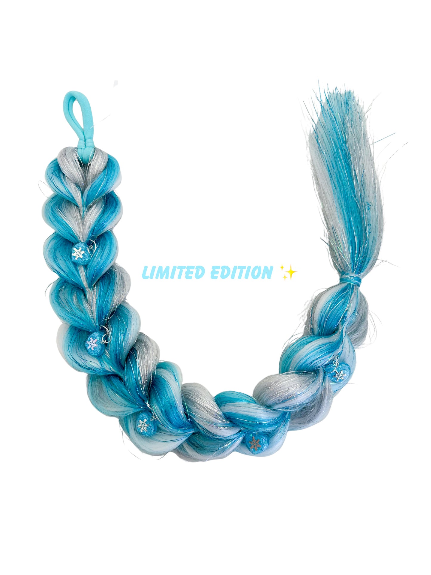 New✨ Snow Queen Dragon Bling Ponytail