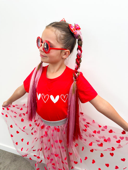 Sweetheart shimmer braid set