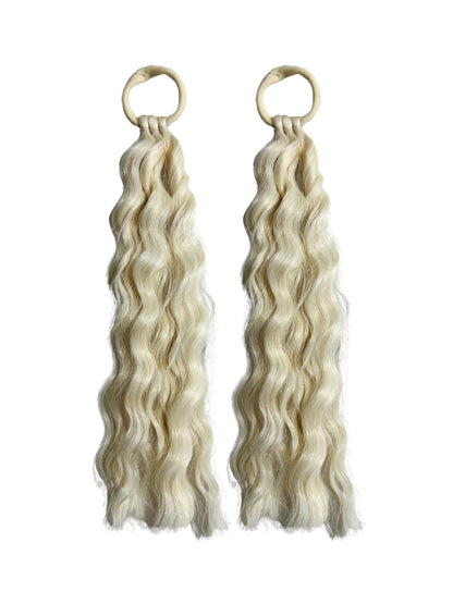 Vanilla Mermaid wave MINI ponytail set 30cm set