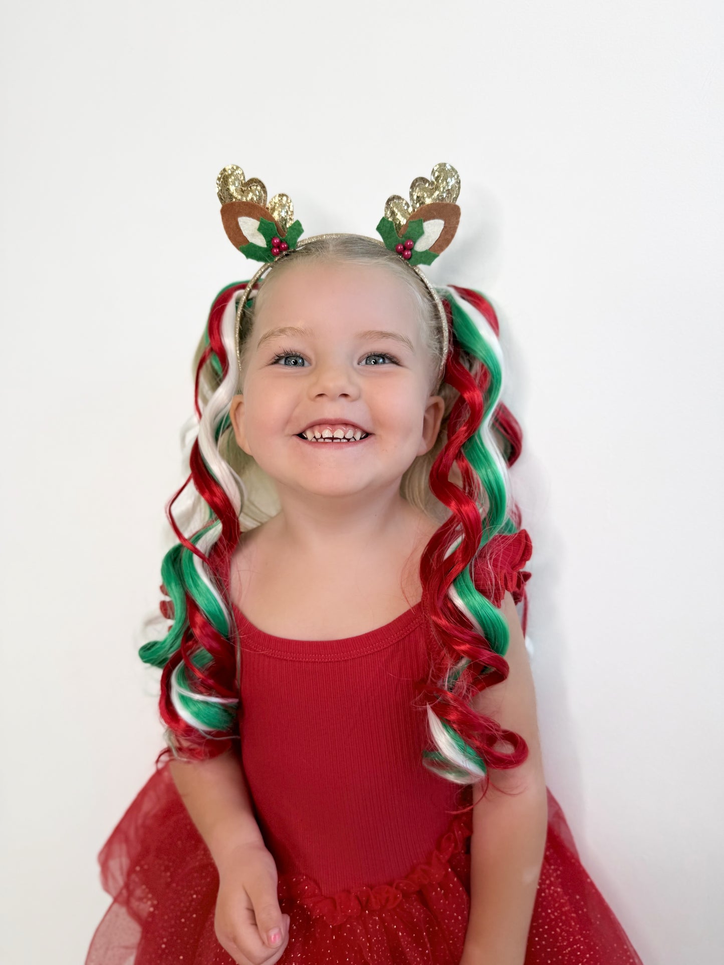 Candy Cane Curled MIDIS 45cm ponytail set