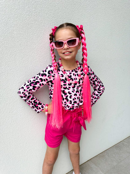 Malibu Pink shimmer braid set
