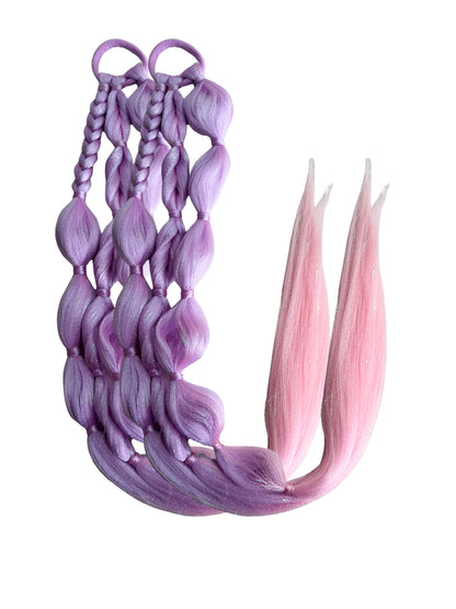 Cotton candy LED light up Bubble Ponytail set