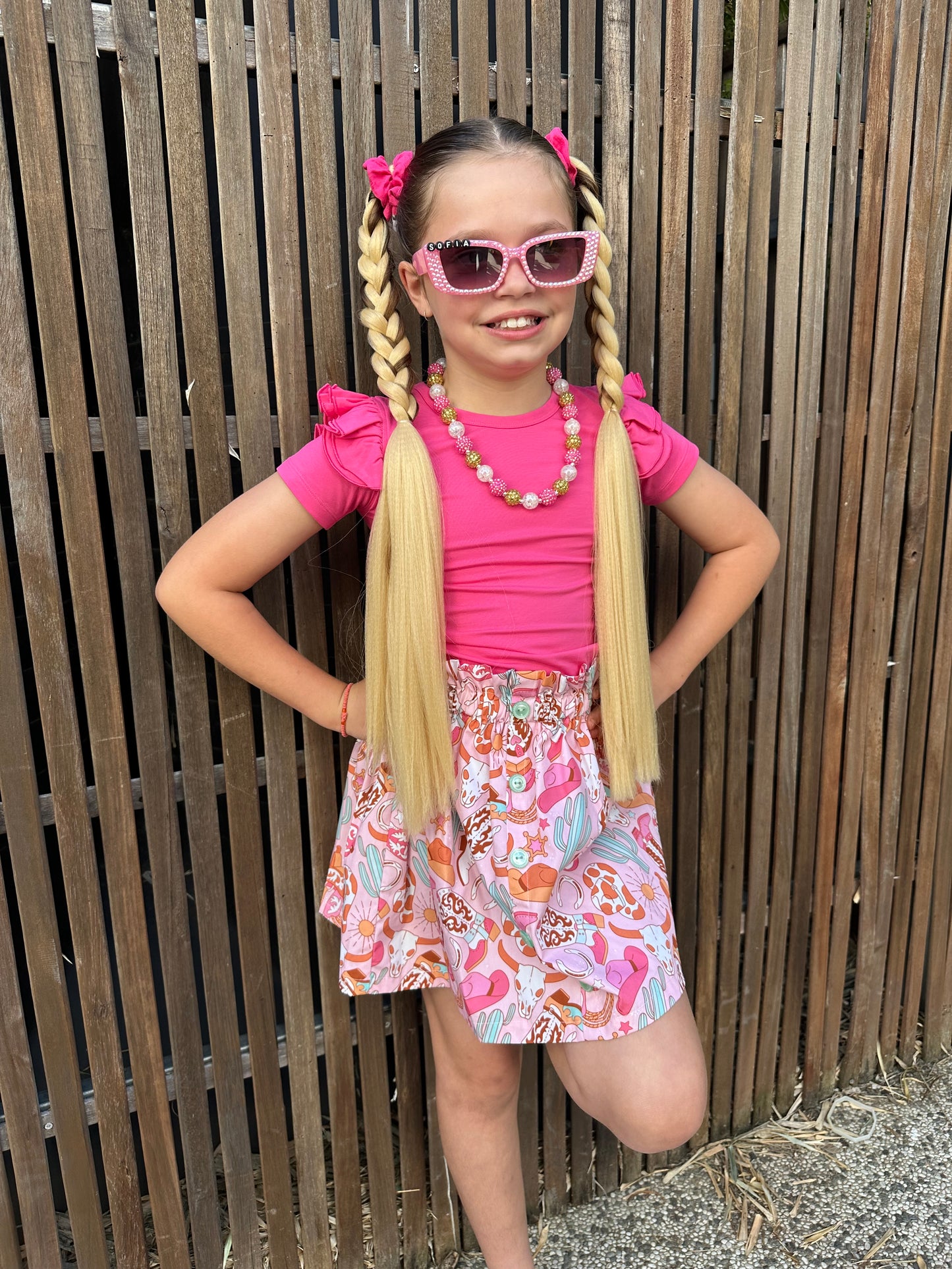 Blonde braid set