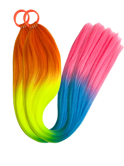 Aurora Rainbow Braid Set