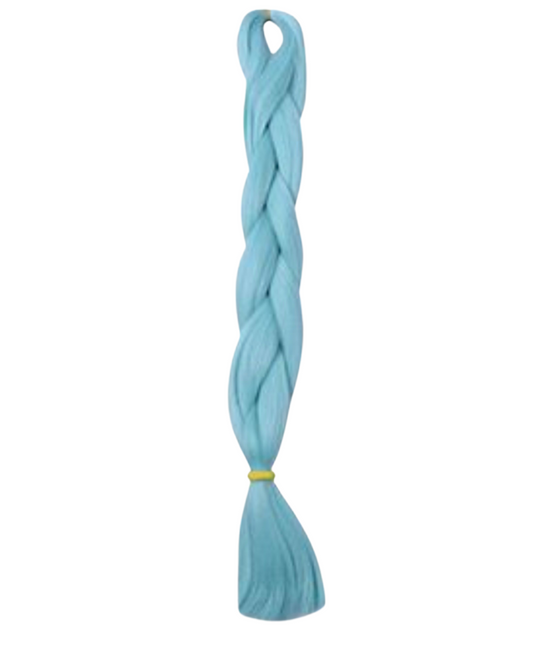 Light teal Braiding hair