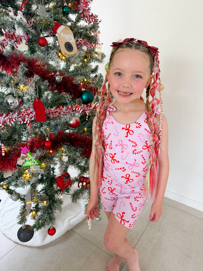 Christmas Candy-land bubble braid set