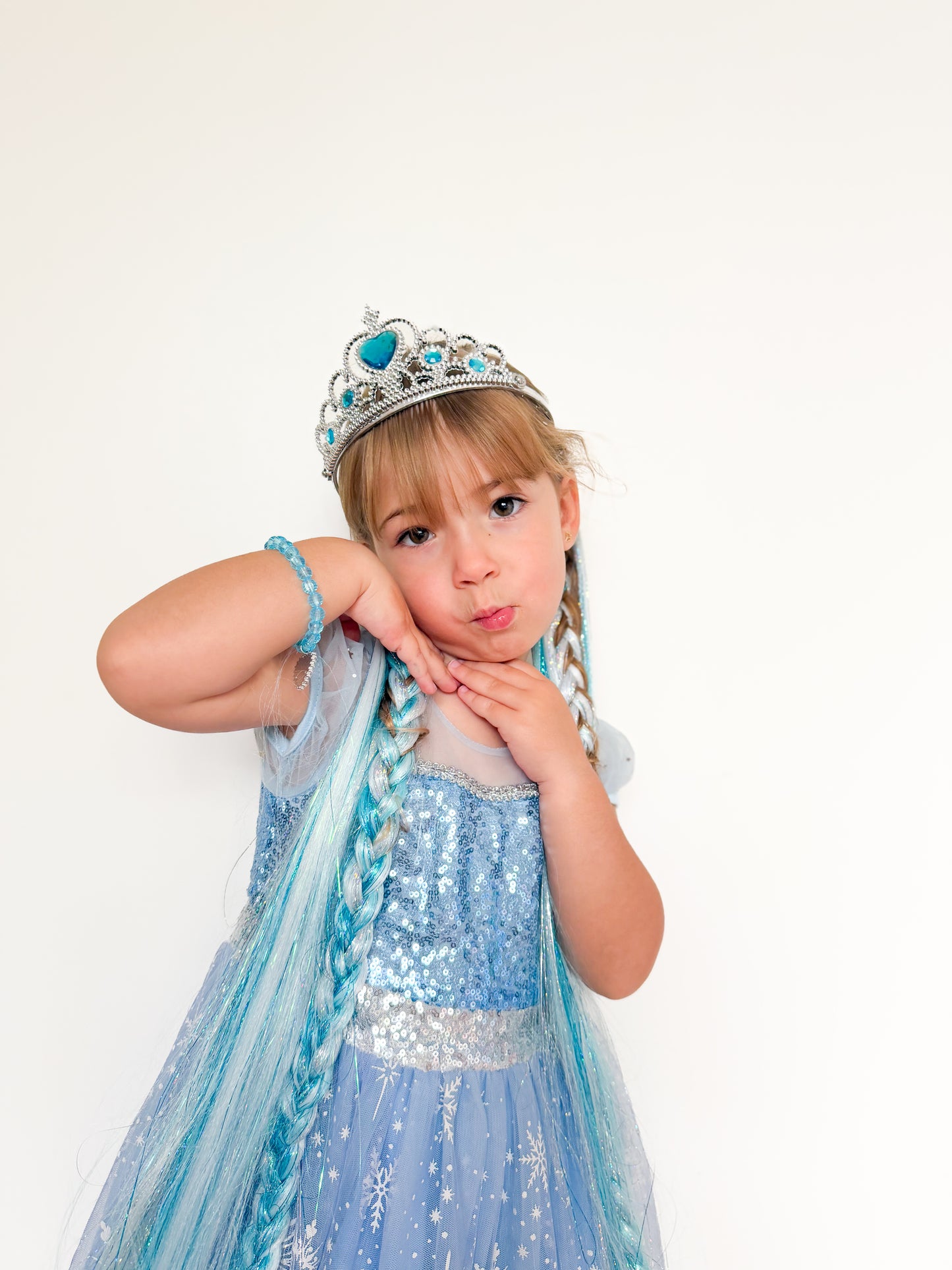 Snow Queen Shimmer Braid set