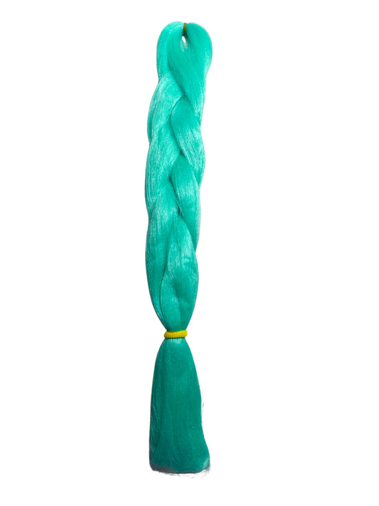 Glow in the dark - light aqua Braiding hair