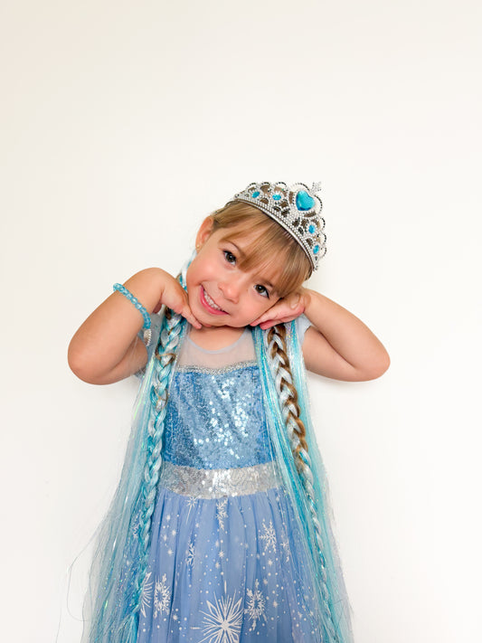 Snow Queen Shimmer Braid set