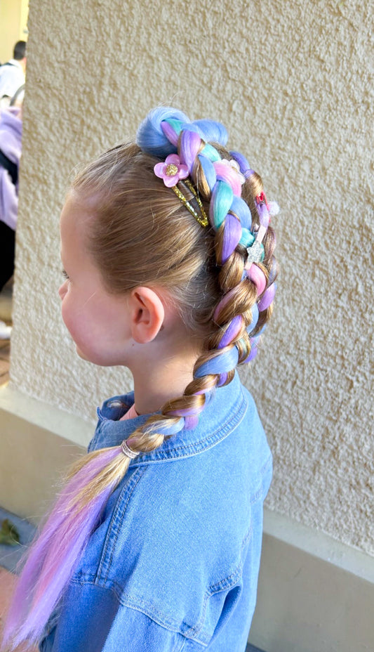 Cotton candy braid set