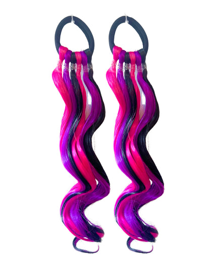 Halloween Queen curled mini ponytail set