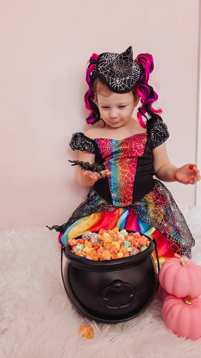 Halloween Queen curled mini ponytail set