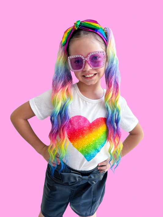Rainbow Phoenix mermaid wave SINGLE PONYTAIL