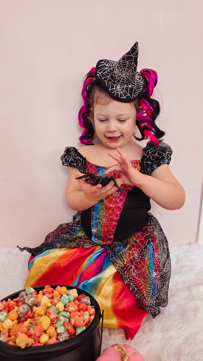 Halloween Queen curled mini ponytail set