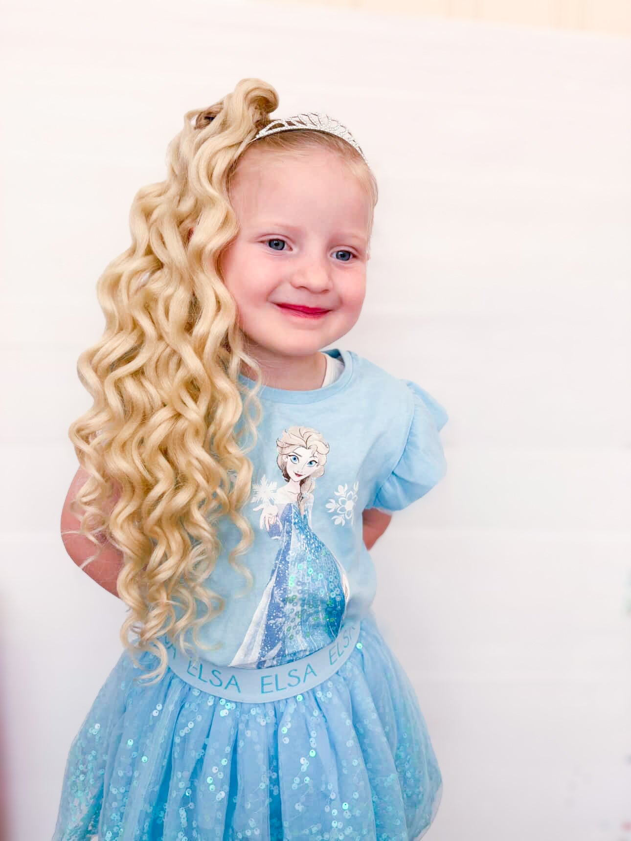 Vanilla Mermaid curl ponytail set