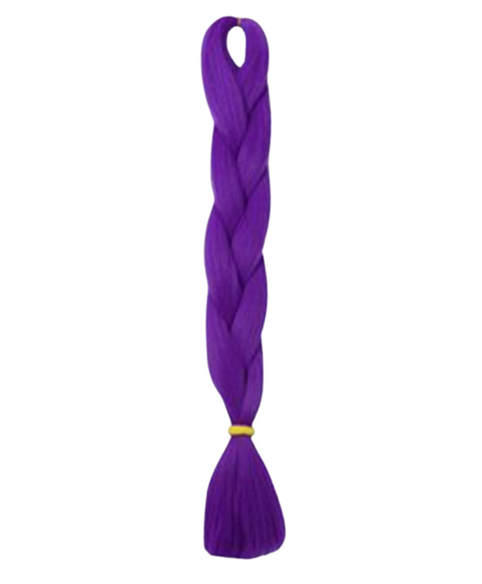 Purple Braiding hair