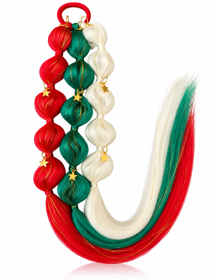 Festive Fashionista LED light up Bubble Ponytail