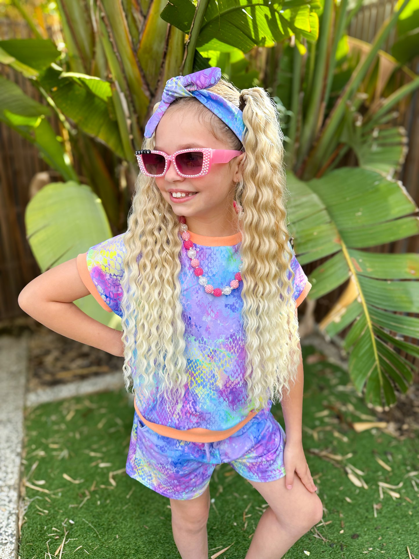 Buttercup ponytail set