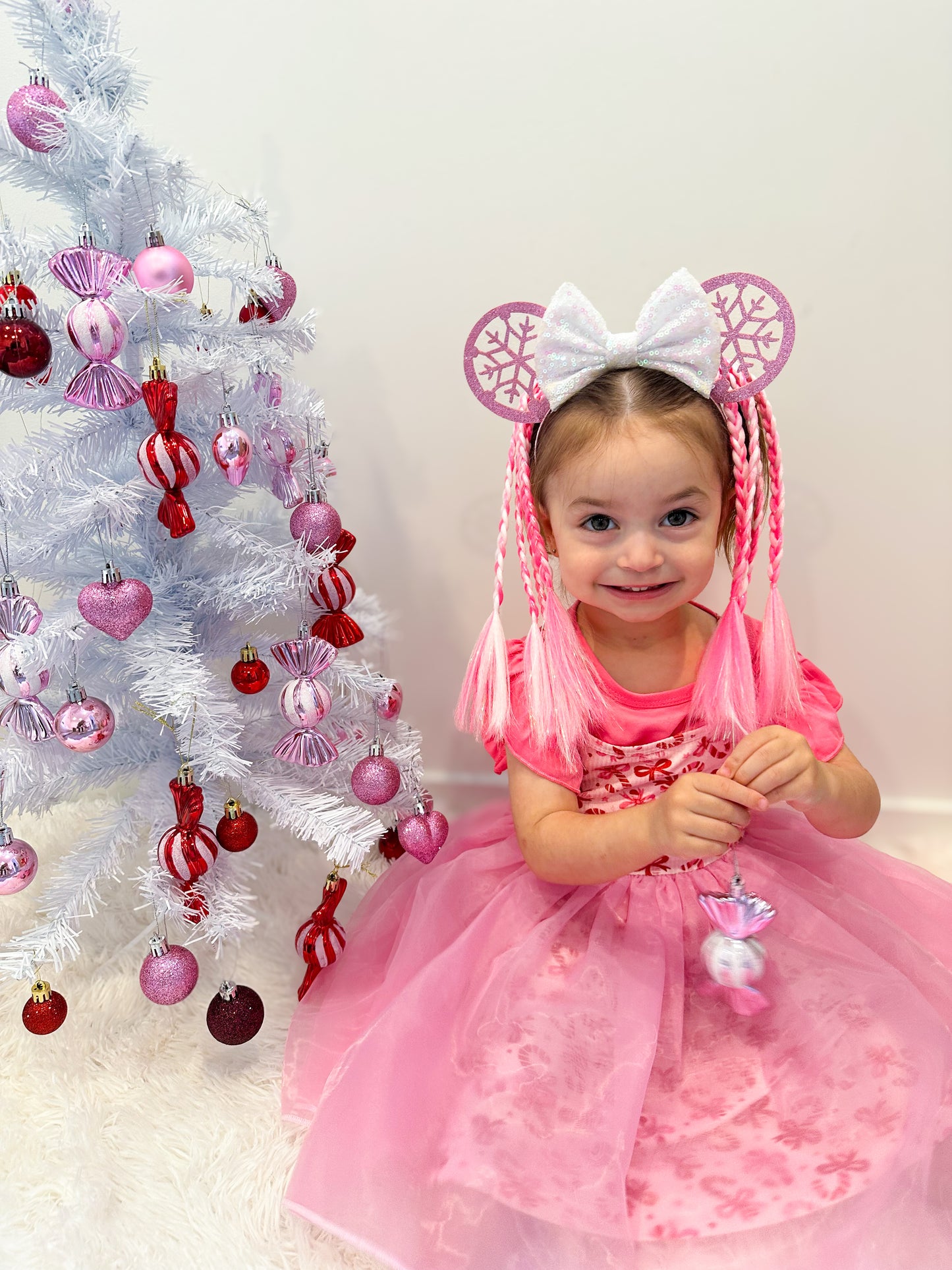 Pink Snow Queen MINI Pre-braided 30cm set